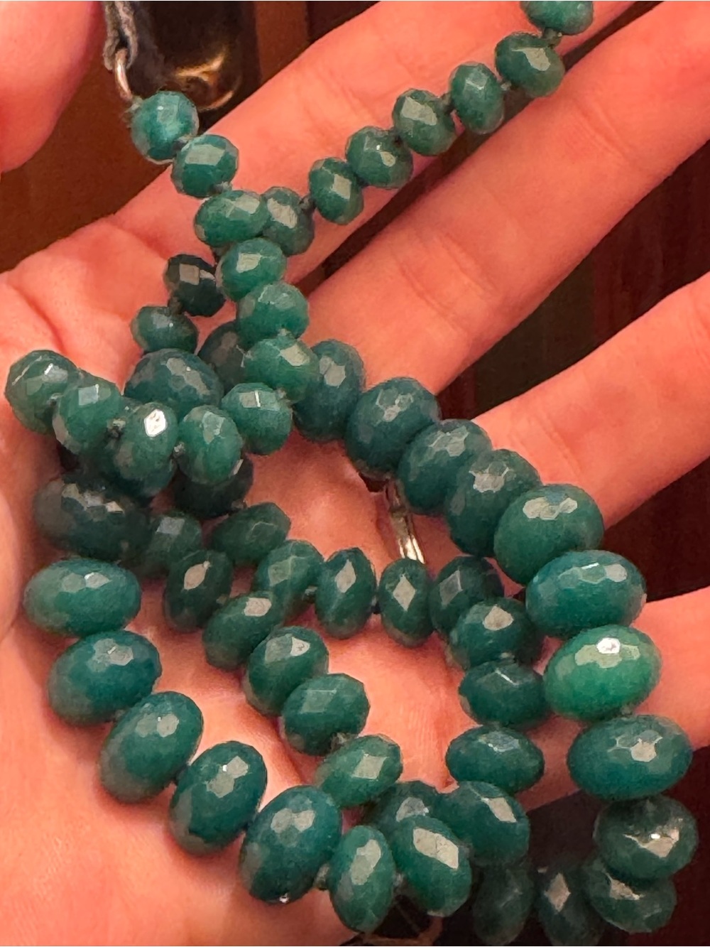 Chan Luu emerald Faceted Beaded Necklace - Picture 2 of 10